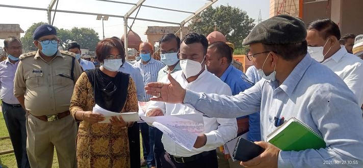 Photo of उच्च कोटि की स्थायी रेलिंग बनाये-जिलाधिकारी