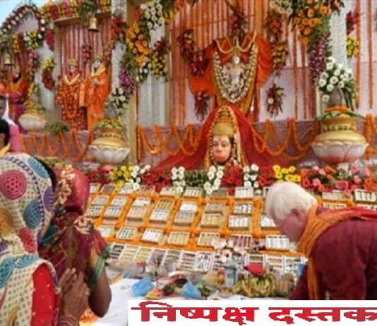 बालाजी मंदिर में श्रद्धालुओं का प्रवेश बंद