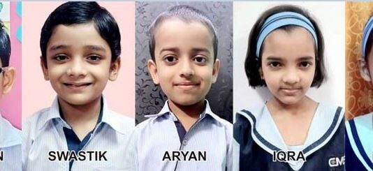 अन्तर्राष्ट्रीय हिन्दी ओलम्पियाड में सी.एम.एस. छात्रों को गोल्ड मेडल