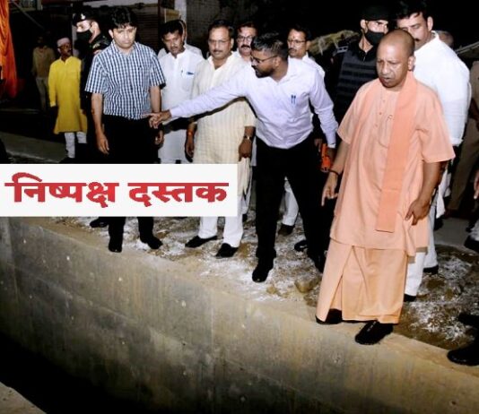 मुख्यमंत्री ने गोरखपुर में निर्माणाधीन फोर-लेन सड़क तथा देवरिया बाईपास का किया निरीक्षण