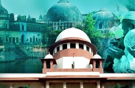 मन्दिर-मस्जिद केरी सुनवाई कचहरी त लैके उच्चतम न्यायालय तलक होय रही