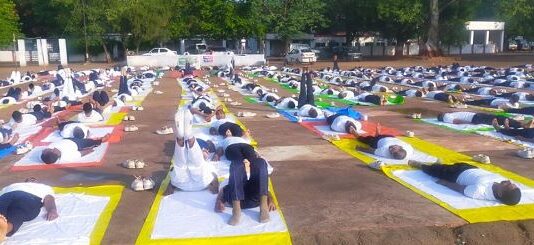 अंतरराष्ट्रीय योग दिवस पर योगमय हुआ जालौन