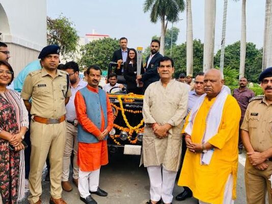 शतरंज ओलम्पियाड मशाल रिले का रामनगरी में स्वागत