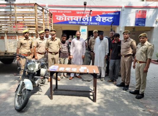 सहारनपुर में शातिर चोर गिरफ्तार