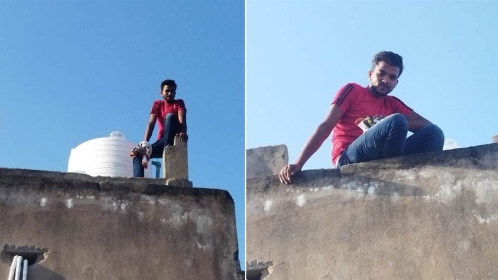 Photo of प्रमाणपत्र वापस न मिलने से युवक चढ़ा चौथी मंजिल पर, दी जान देने की धमकी