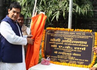 नगर विकास मंत्री ने 2653.47 लाख रूपये के नाला निर्माण कार्य का किया शिलान्यास