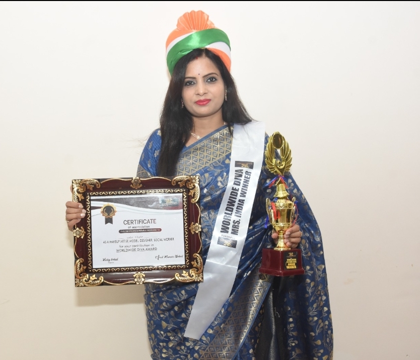 Photo of नेहा नीरज खरे बनीं वर्ल्डवाइड दीवा मिसेज इंडिया
