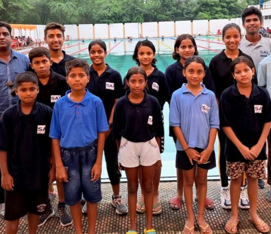 साई लखनऊ के तैराकों ने दिखाई प्रतिभा,जीते मैडल