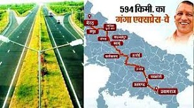 गंगा एक्सप्रेस वे महज 6 घंटे पहुंचें मेरठ से प्रयागराज