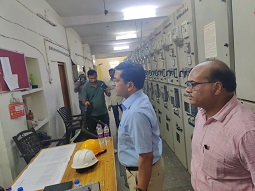 आशीष कुमार गोयल ने सबस्टेशन का किया निरीक्षण आशीष कुमार गोयल ने सबस्टेशन का किया निरीक्षण