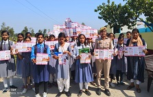 मिशन शक्ति के तहत दौड़ प्रतियोगिता