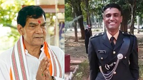 मंत्री ने आतंकी हमले में शहीद को दी विनम्र श्रद्धांजलि