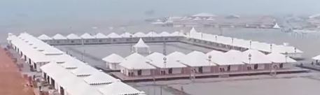 अयोध्या टेंट सिटी हो रही तैयार