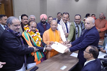 दारा सिंह चौहान ने किया नामंकन दारा सिंह चौहान ने किया नामंकन