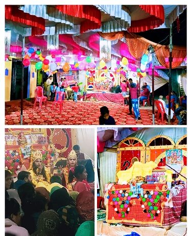 श्री मद भागवत कथा के समापन पर विशाल भंडारा श्री मद भागवत कथा के समापन पर विशाल भंडारा