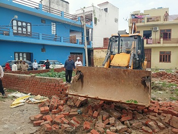 नगर निगम में निहित सरकारी भूमि हुई कब्ज़ा मुक्त