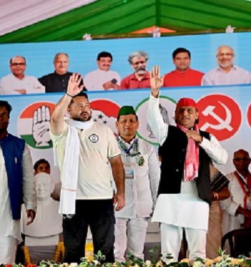 बिहार में नया समीकरण: अखिलेश-तेजस्वी की जोड़ी से भाजपा घिरी बिहार में नया समीकरण: अखिलेश-तेजस्वी की जोड़ी से भाजपा घिरी
