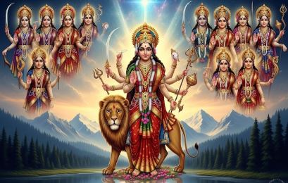 देवी शक्ति के नौ रूपों की उपासना का पर्व शारदीय नवरात्र देवी शक्ति के नौ रूपों की उपासना का पर्व शारदीय नवरात्र