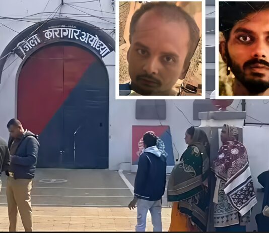 शहीद को नमन कर अयोध्या जेल से फरार हुए दो कैदी! शहीद को नमन कर अयोध्या जेल से फरार हुए दो कैदी!