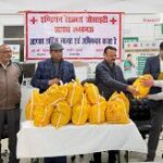 इण्डियन रेडक्रॉस सोसायटी ने टीबी मरीजों को वितरित की पौष्टिक आहार इण्डियन रेडक्रॉस सोसायटी ने टीबी मरीजों को वितरित की पौष्टिक आहार