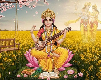 वसंत पंचमी: जब प्रकृति, प्रेम और कला एक साथ गुनगुनाते हैं।