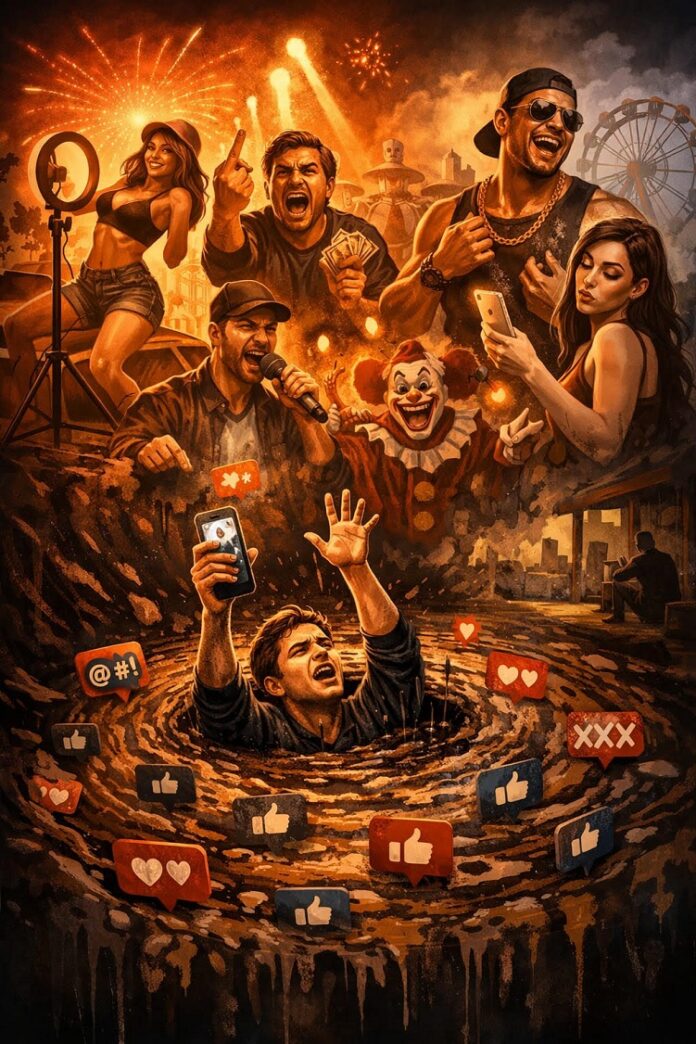 क्लिक के दलदल में फँसा समाज