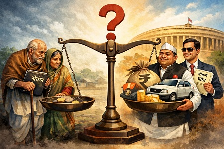 बोझ हमेशा बुज़ुर्गों और आम परिवारों पर ही क्यों? नेताओं पर कब?