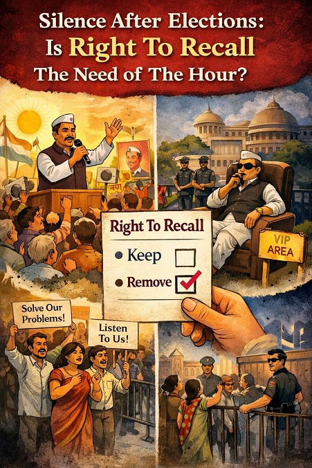चुनाव के बाद चुप्पी: क्या राइट टू रिकॉल समय की मांग है?