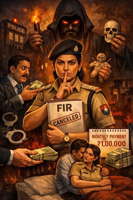 वर्दी का सौदा: जब कानून ब्लैकमेल की भाषा बोलने लगे