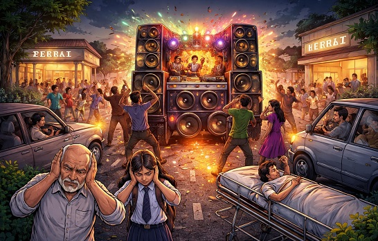 तेज आवाज़,थमता सुकून: शहरों में बढ़ता नॉइज़ पॉल्यूशन