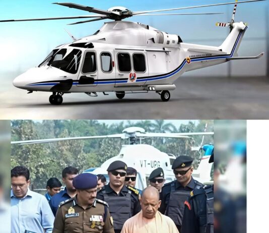 CM योगी के बेड़े में शामिल हुआ अत्याधुनिक हेलीकॉप्टर
