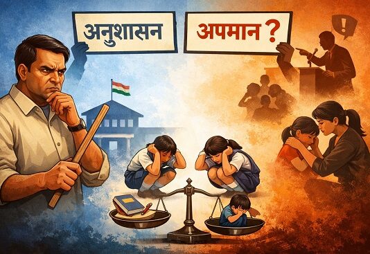 अनुशासन या अपमान? शिक्षा व्यवस्था पर उठते सवाल अनुशासन या अपमान? शिक्षा व्यवस्था पर उठते सवाल