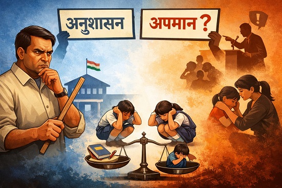 अनुशासन या अपमान? शिक्षा व्यवस्था पर उठते सवाल
