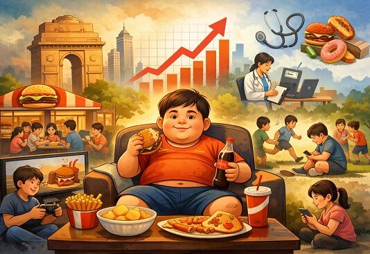 बदलती जीवनशैली और बच्चों में बढ़ता मोटापा बदलती जीवनशैली और बच्चों में बढ़ता मोटापा