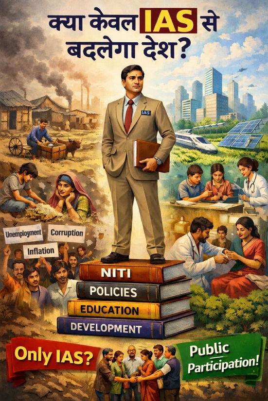 क्या केवल आईएएस से बदलेगा देश? क्या केवल आईएएस से बदलेगा देश?