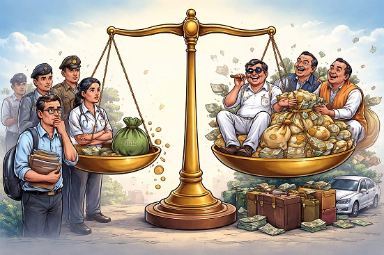 कर्मचारियों पर कटौती की मार,विधायकों के बढ़ते भत्तों पर सवाल कर्मचारियों पर कटौती की मार,विधायकों के बढ़ते भत्तों पर सवाल