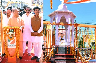 मुख्यमंत्री ने किया लोकमाता अहिल्याबाई होल्कर प्रतिमा का अनावरण