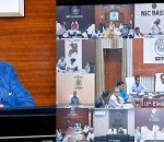 मण्डलायुक्तों व जिलाधिकारियों के साथ मुख्य सचिव की समीक्षा मण्डलायुक्तों व जिलाधिकारियों के साथ मुख्य सचिव की समीक्षा