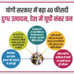 योगी सरकार में बढ़ा 40 फीसदी दुग्ध उत्पादन