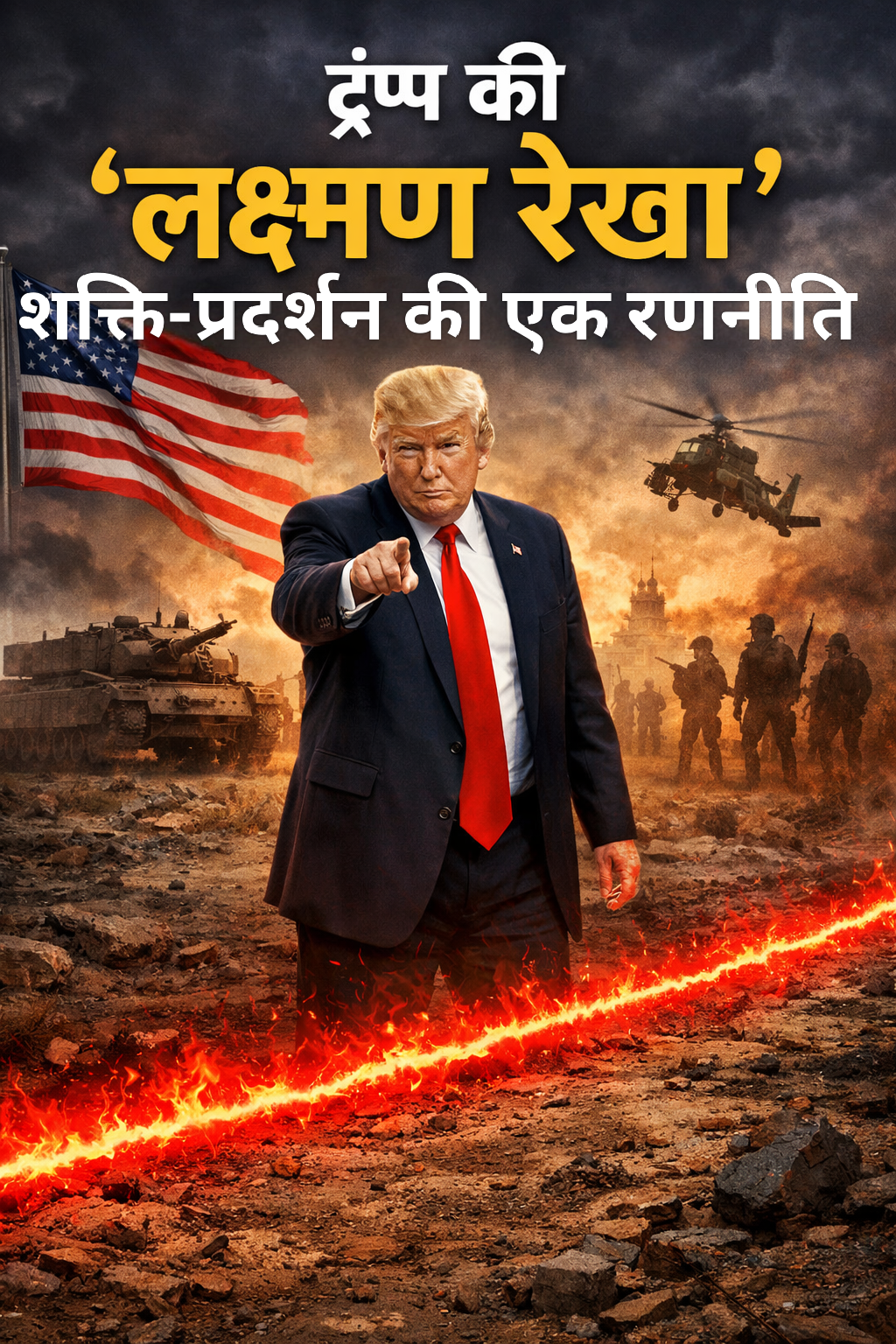 Photo of ट्रंप की लक्ष्मण रेखा शक्ति-प्रदर्शन की एक रणनीति