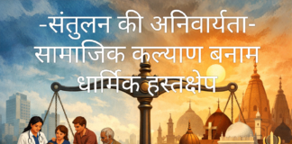 सामाजिक कल्याण बनाम धार्मिक हस्तक्षेप:संतुलन की अनिवार्यता