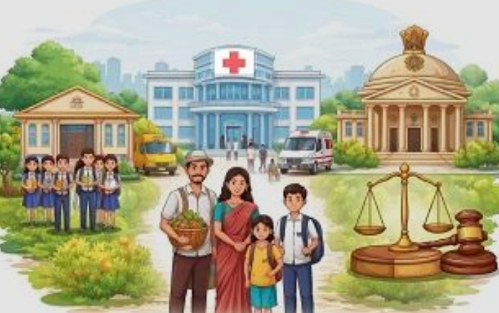 Photo of क्या सच में मुफ्त हैं शिक्षा,स्वास्थ्य और न्याय?