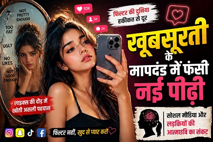 खूबसूरती के मापदंड में फंसी नई पीढ़ी