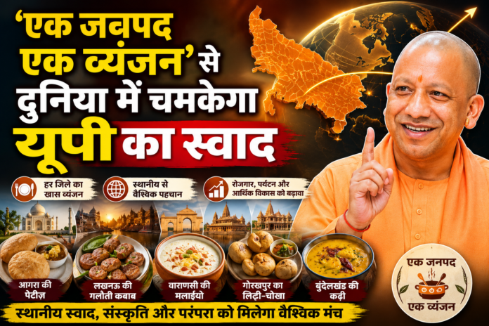 ‘एक जनपद एक व्यंजन’ से दुनिया में चमकेगा यूपी का स्वाद- योगी