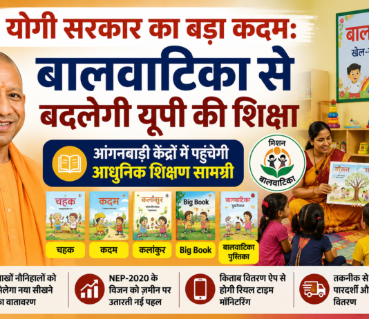 योगी सरकार का बड़ा कदम: बालवाटिका से बदलेगी यूपी की शिक्षा योगी सरकार का बड़ा कदम: बालवाटिका से बदलेगी यूपी की शिक्षा