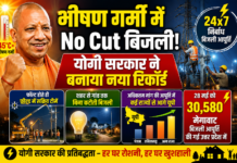 भीषण गर्मी में No Cut बिजली! योगी सरकार ने बनाया नया रिकॉर्ड भीषण गर्मी में No Cut बिजली! योगी सरकार ने बनाया नया रिकॉर्ड