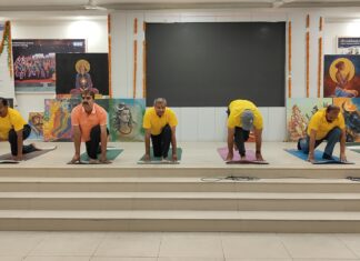 योग,सम्मान और संस्कारों का महाकुंभ बना भारतीय आदर्श योग संस्थान