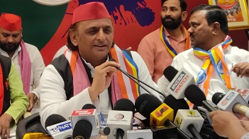 महिलाओं के नाम पर राजनीति कर रही भाजपा:अखिलेश यादव