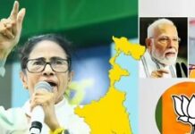 पश्चिम बंगाल में ममता का किला ढहा,भगवा का उदय पश्चिम बंगाल में ममता का किला ढहा,भगवा का उदय