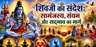 शिवजी का संदेश: सामंजस्य,संयम और सद्भाव का मार्ग शिवजी का संदेश: सामंजस्य,संयम और सद्भाव का मार्ग